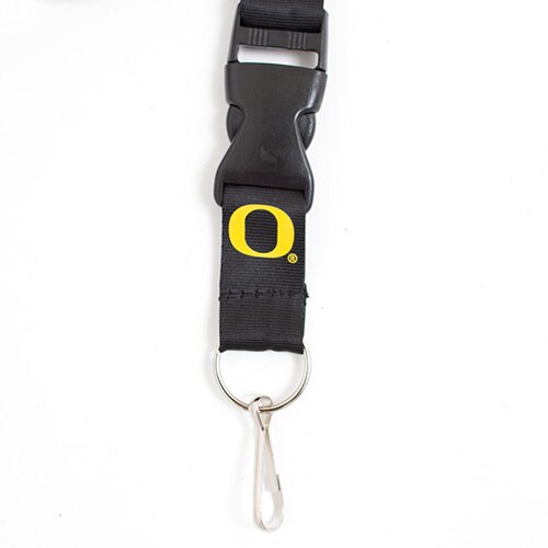 Classic Oregon O, Oregon, Black on Black, Lanyard